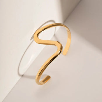 Wave Cuff Bangle