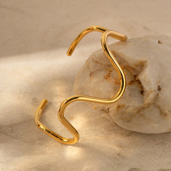 Wave Cuff Bangle